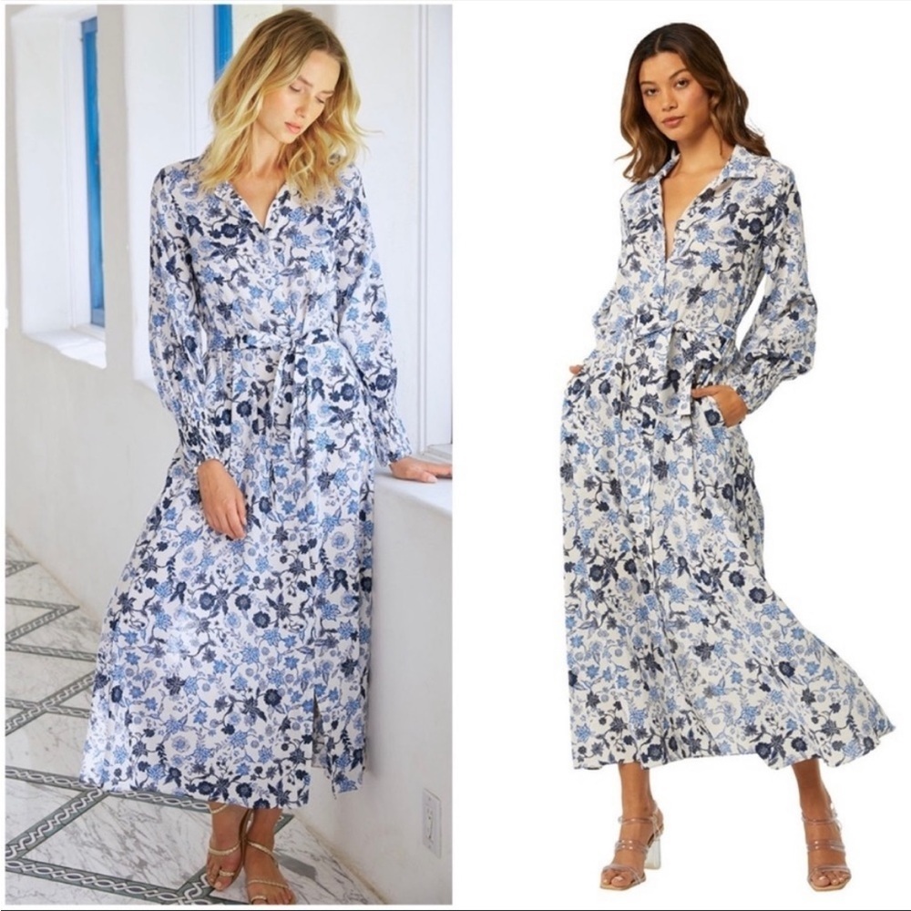 MISA LOS ANGELES Bettina Maxi Dress in Menara Petals - Picture 2 of 7